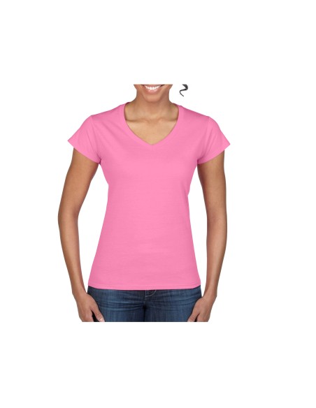 G-64V00L-Softstyle® Womens V-Neck T-Shirt