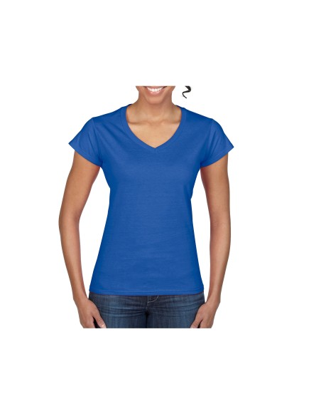G-64V00L-Softstyle® Womens V-Neck T-Shirt