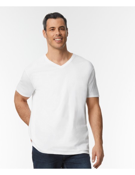 G-64V00-Softstyle® Adult V-Neck T-Shirt