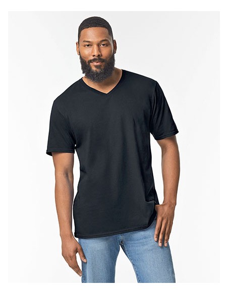 G-64V00-Softstyle® Adult V-Neck T-Shirt
