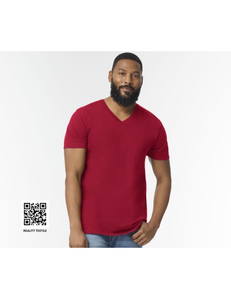 G-64V00-Softstyle® Adult V-Neck T-Shirt