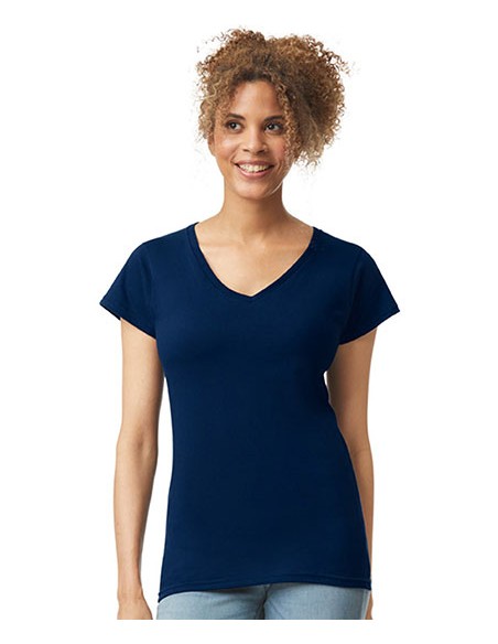 G-64V00L-Softstyle® Womens V-Neck T-Shirt