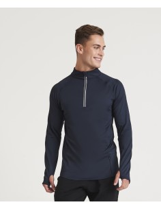 A-JC030-Cool-Flex 1/2 Zip Top