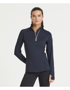 A-JC035-Womens Cool-Flex 1/2 Zip Top