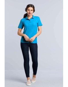 G-L64800-SOFTSTYLE® LADIES' DOUBLE PIQUÉ POLO