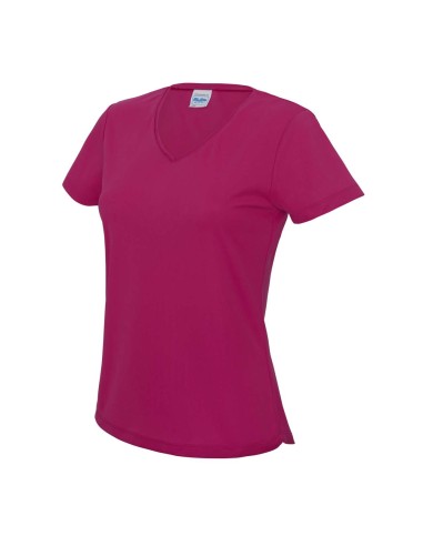 A-JC006-T-shirt cool col V Girlie