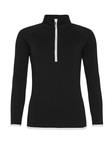 A-JC036-Womens Cool 1/2 Zip Sweat