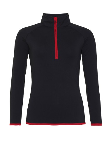 A-JC036-Womens Cool 1/2 Zip Sweat
