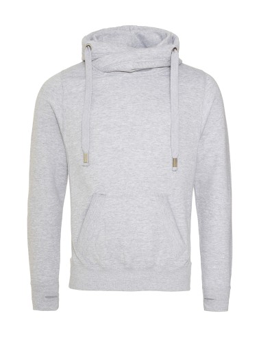 A-JH021-Cross Neck Hoodie
