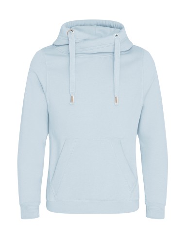 A-JH021-Cross Neck Hoodie