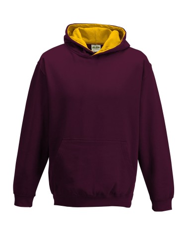 A-JH03J-Sweat à capuche varsity Enfant