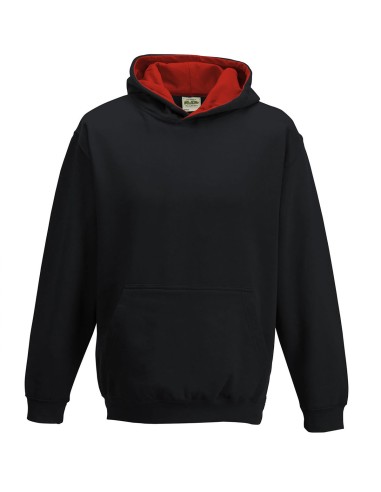 A-JH03J-Sweat à capuche varsity Enfant