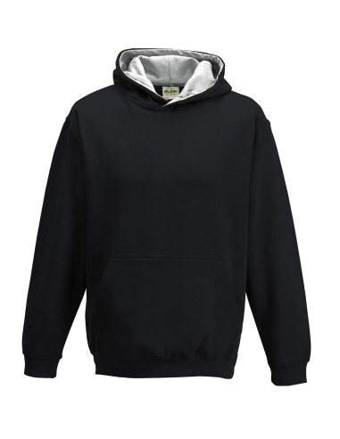 A-JH03J-Sweat à capuche varsity Enfant