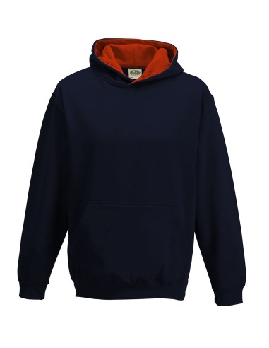 A-JH03J-Sweat à capuche varsity Enfant