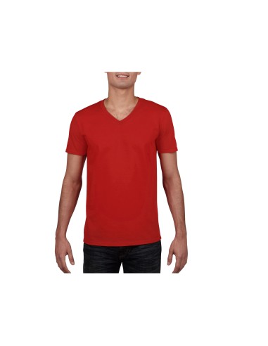 G-64V00-Softstyle® Adult V-Neck T-Shirt