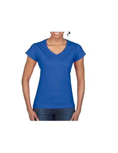 G-64V00L-Softstyle® Womens V-Neck T-Shirt