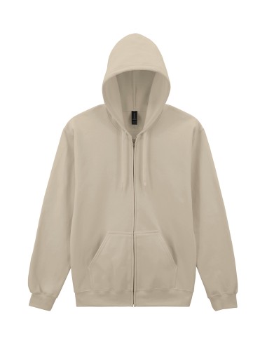 G-SF600-Softstyle® Midweight Fleece Adult Full Zip Hooded Sweatshirt