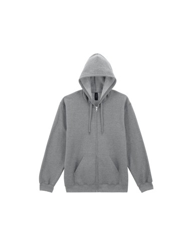 G-SF600-Softstyle® Midweight Fleece Adult Full Zip Hooded Sweatshirt