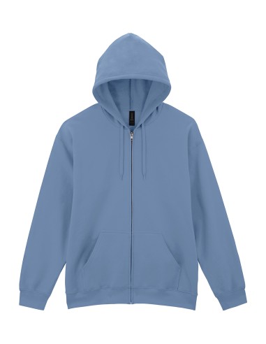 G-SF600-Softstyle® Midweight Fleece Adult Full Zip Hooded Sweatshirt